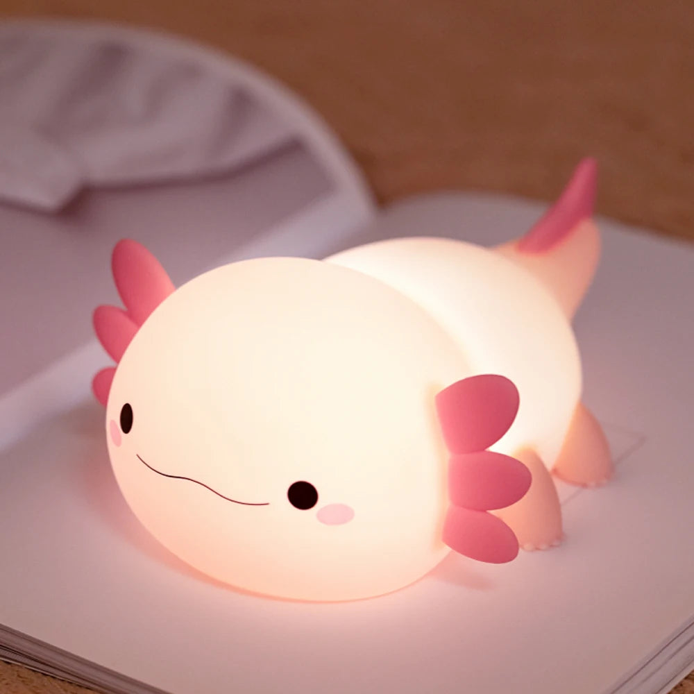 Cute Penguin Night Light for Kids Bedroom Rechargeable Animal Silicone Nursery Night Lamp Touch Control Nightlight for Baby Gift
