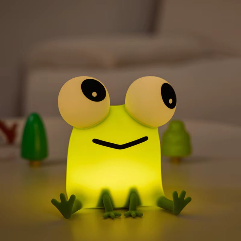 Cute Penguin Night Light for Kids Bedroom Rechargeable Animal Silicone Nursery Night Lamp Touch Control Nightlight for Baby Gift